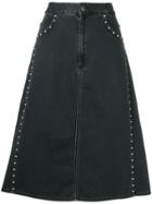 Mih Jeans Studded Skirt - Grey