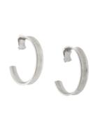 Krizia Pre-owned Large Loop Clip-on Earrings - Metallic