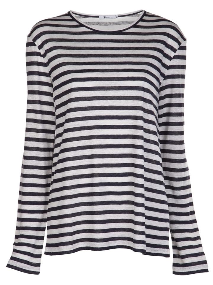 T By Alexander Wang Striped T-shirt