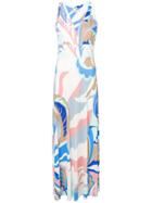 Emilio Pucci Abstract Print Dress - Blue