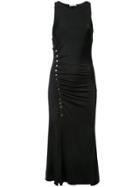 Paco Rabanne Fitted Asymmetric Dress - Black
