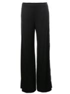 Ilaria Nistri 'eclipse' Palazzo Pants, Women's, Size: 42, Black, Cupro/viscose