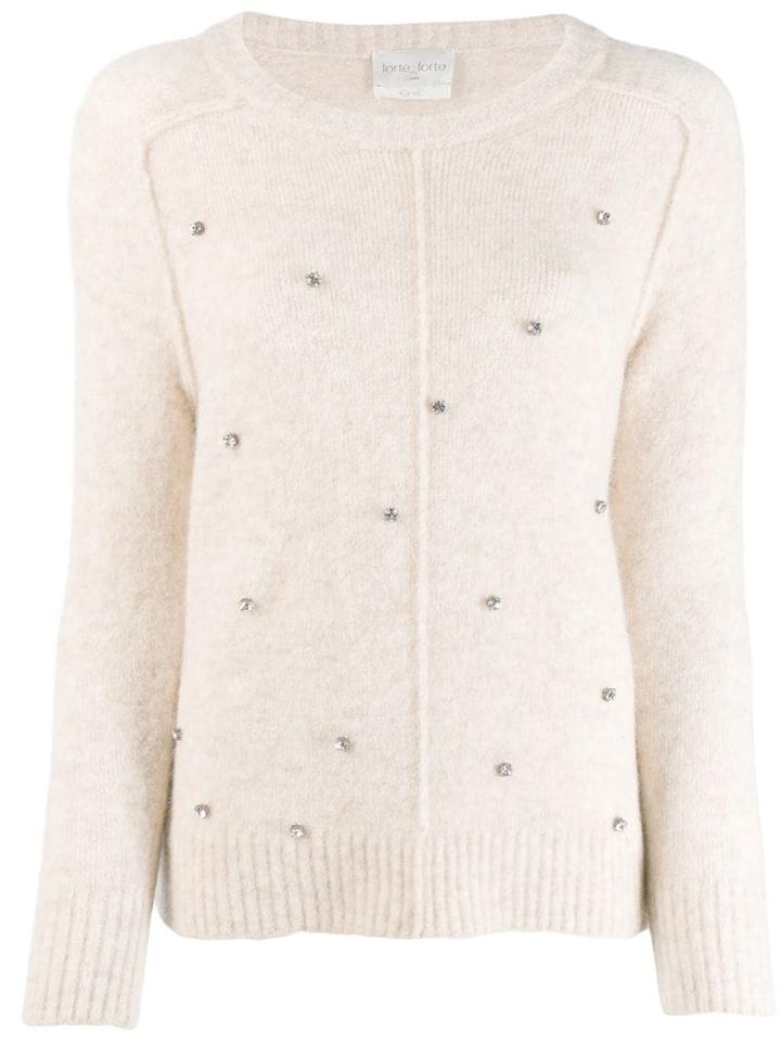 Forte Forte Embellished Sweater - Neutrals