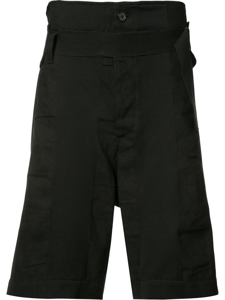 Ann Demeulemeester Belted Shorts - Black