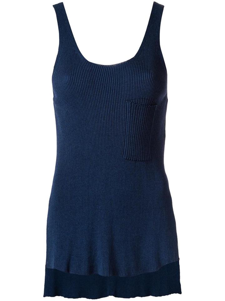 Osklen Ribbed Tank Top - Blue