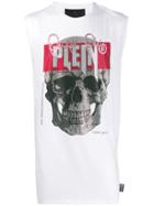 Philipp Plein Skull Tank Top - White