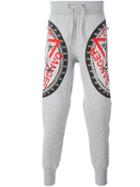 Philipp Plein 'road Trip' Track Pants, Men's, Size: Xs, Grey, Cotton