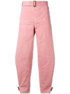 Jw Anderson Belted Army Trousers - Pink
