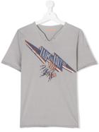 Zadig & Voltaire Kids Teen Lightning Bolt T-shirt - Grey
