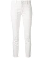 Nili Lotan Cropped Skinny Trousers - White