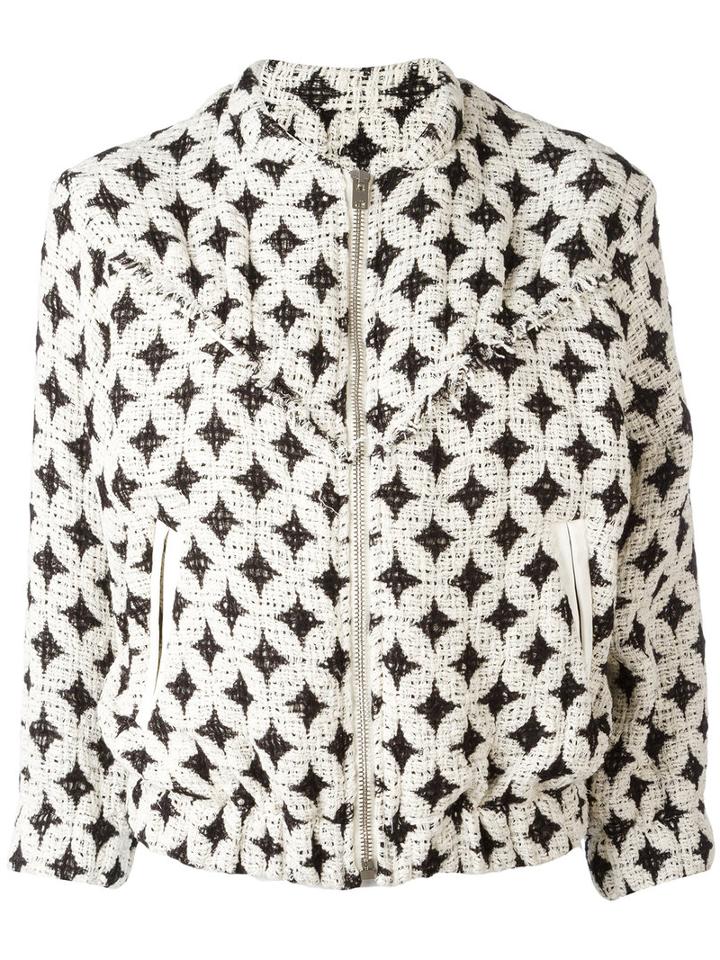 Iro Ferdy Bomber Jacket, Women's, Size: 36, Black, Cotton/polyester/spandex/elastane/cotton