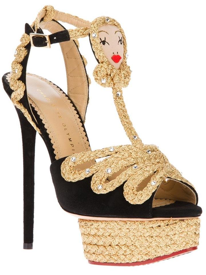 Charlotte Olympia 'rapunzel' Platform Sandal