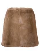 Max Mara Mini Skirt - Nude & Neutrals