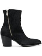 Rocco P. Suede Ankle Boots - Black