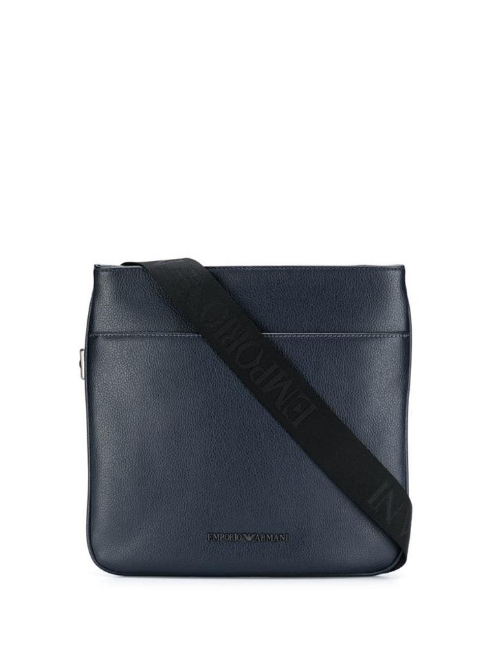 Emporio Armani Medium Messenger Bag - Blue