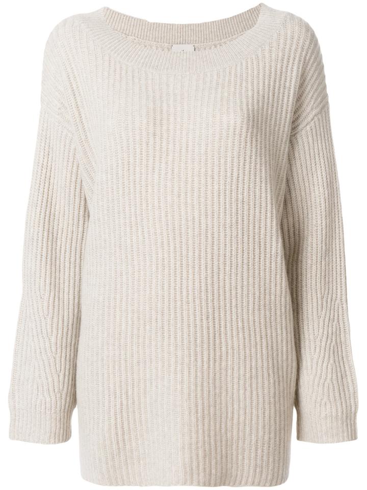 Le Kasha Ribbed Jumper - Nude & Neutrals