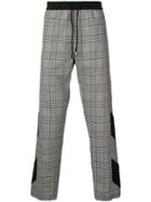 Msgm Checked Trousers - Black