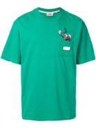 Gcds Embroidered Donald T-shirt - Green