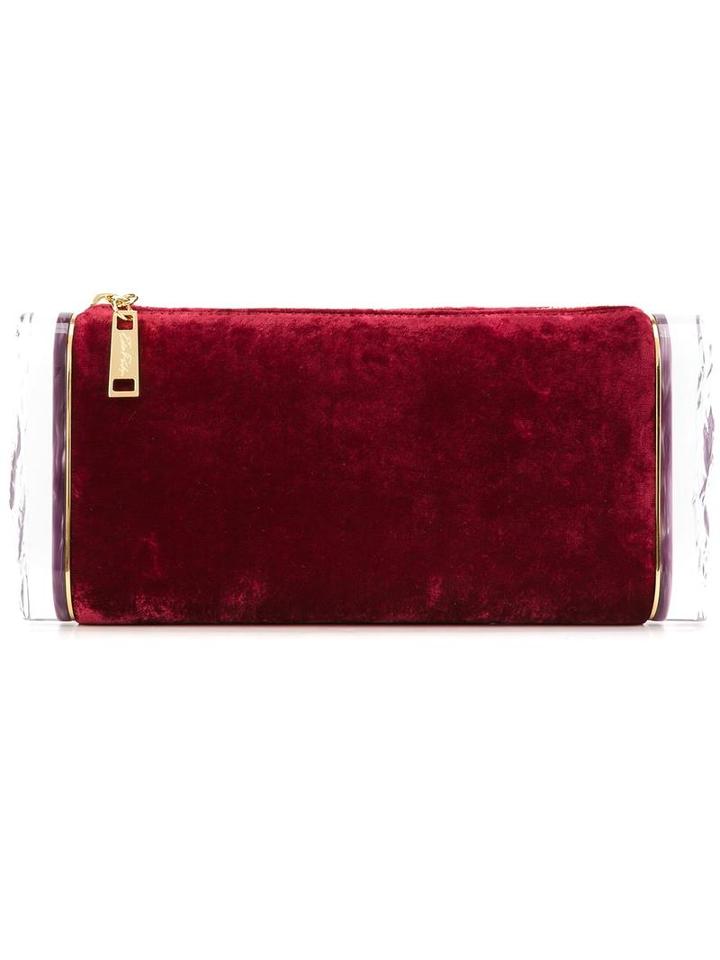 Edie Parker 'lara' Box Clutch, Women's, Red