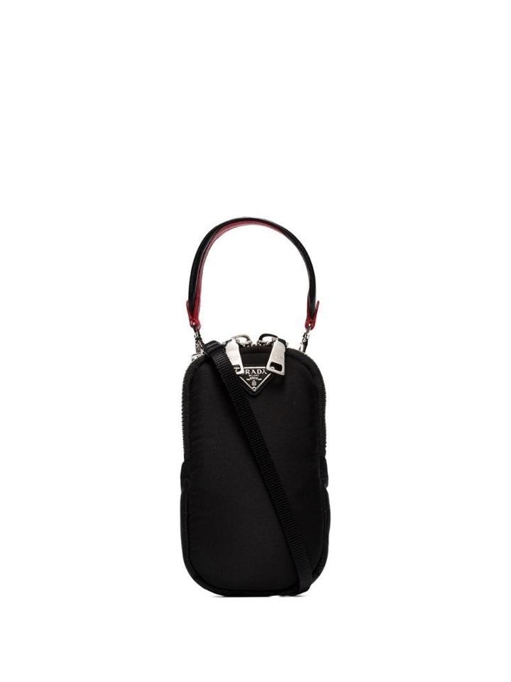 Prada Oval Lanyard Pouch - Black