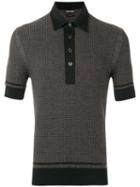 Tom Ford - Textured Jaquard Polo Shirt - Men - Silk/cotton/cashmere - 50, Black, Silk/cotton/cashmere