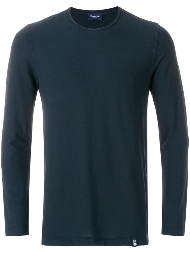 Drumohr Long Sleeved Top - Blue