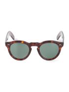 Cutler & Gross Round Frame Sunglasses, Adult Unisex, Brown, Acetate