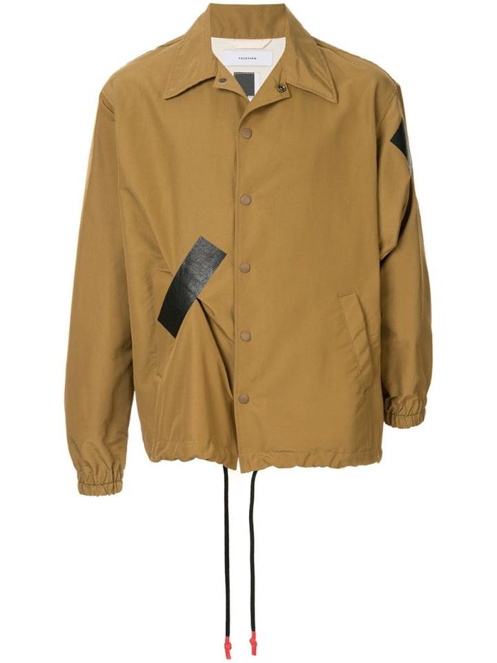 Facetasm Casual Tape Jacket - Brown