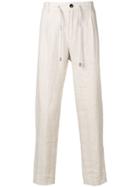 Eleventy Tapered Trousers - Neutrals
