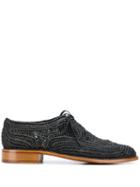 Clergerie Paille Lace Up Shoes - Black