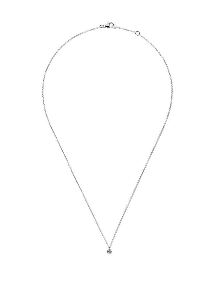 De Beers 18kt White Gold My First De Beers One Diamond Pendant