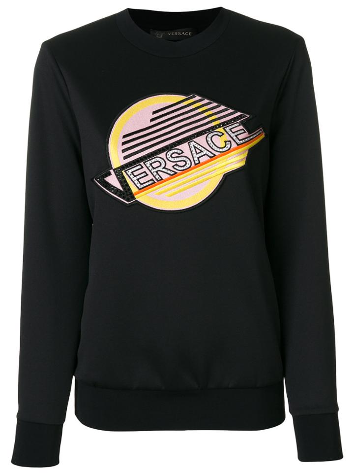 Versace Logo Sweatshirt - Black