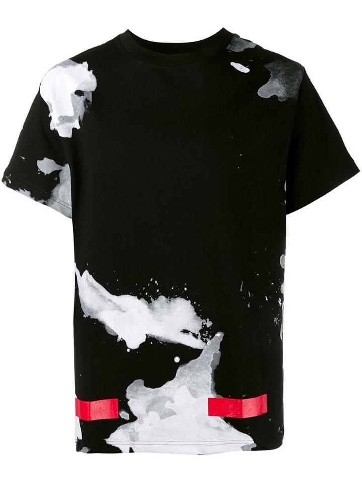 Off-white Painted Print T-shirt
