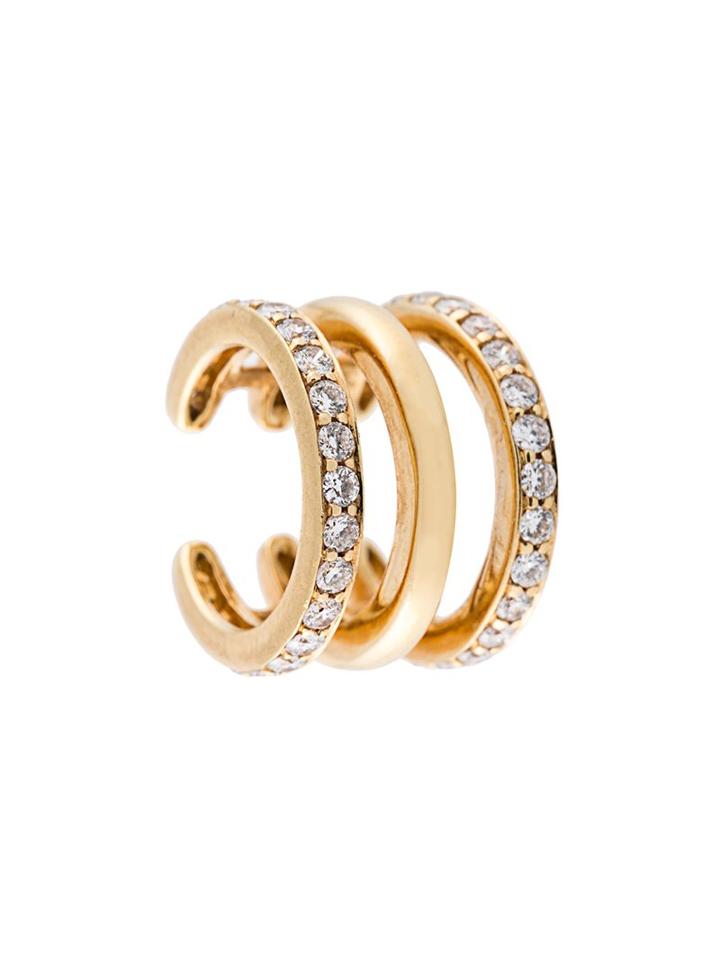 Sarah Noor 'triple Row' Diamond Ear Cuff