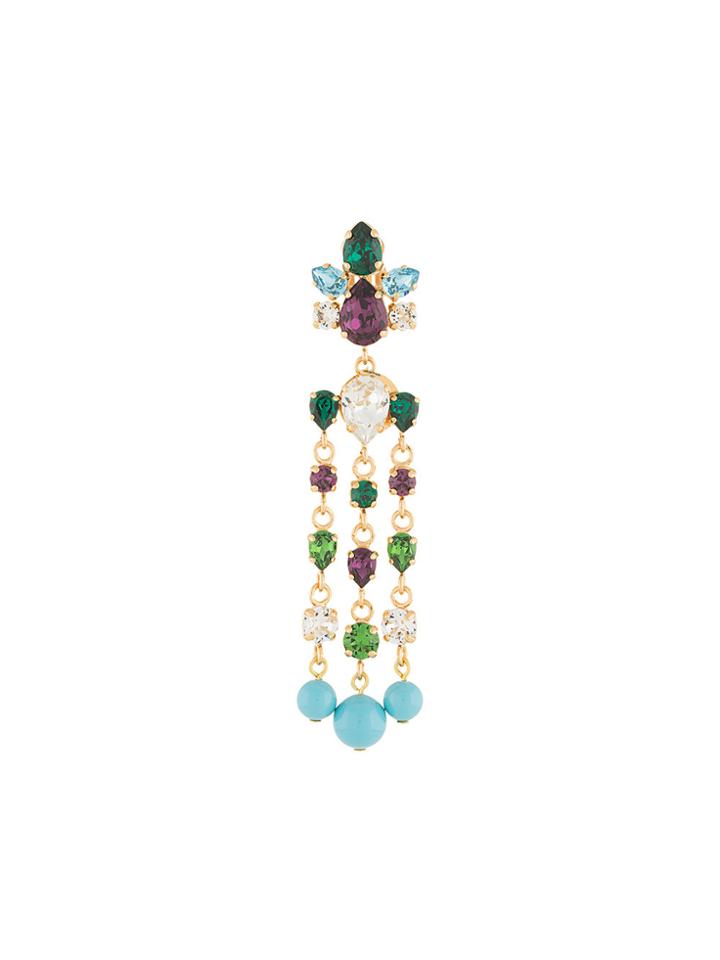 Melissa Kandiyoti Maharadjah Earring - Metallic