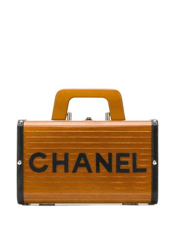 Chanel Vintage 1994 Cc Minaudière Handbag - Neutrals