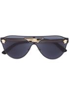 Versace Aviator Shields Sunglasses - Black
