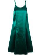 Attico Low Back Dress - Green