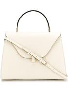 Valextra Top Handle Tote Bag - White