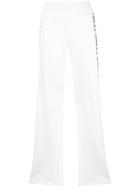 Fendi Logo Detail Track Pants - White