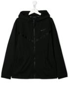 Nike Kids Teen Hooded Zip Front Hoodie - Black