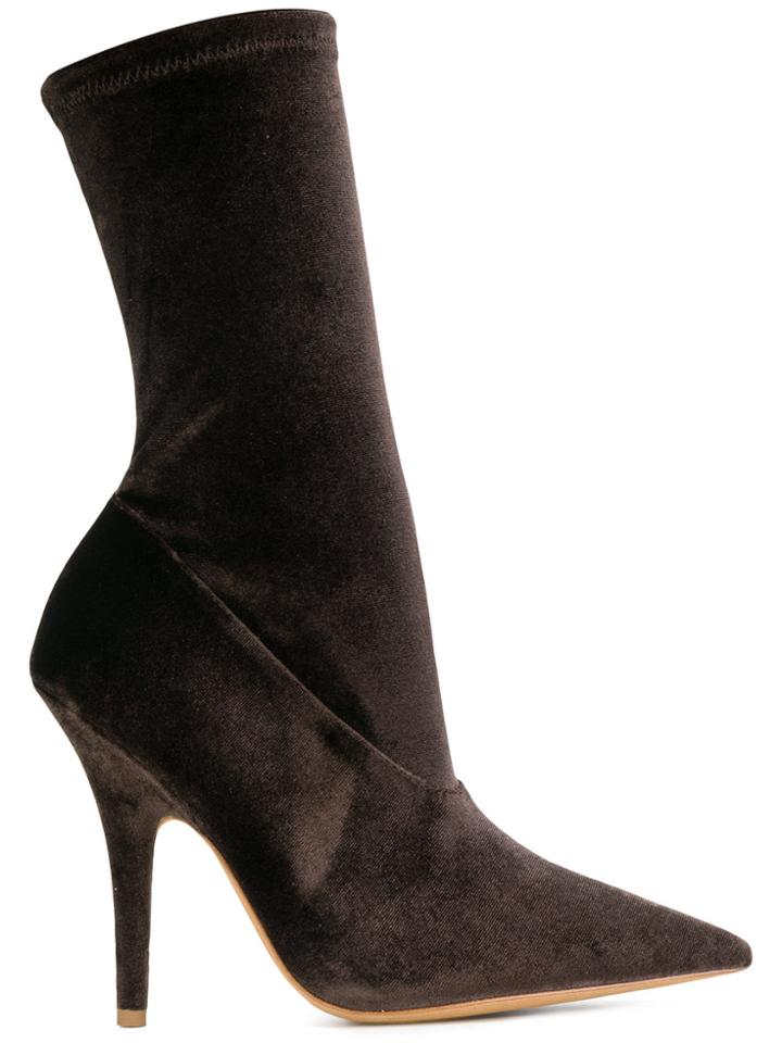 Yeezy Ankle Length Boots - Brown