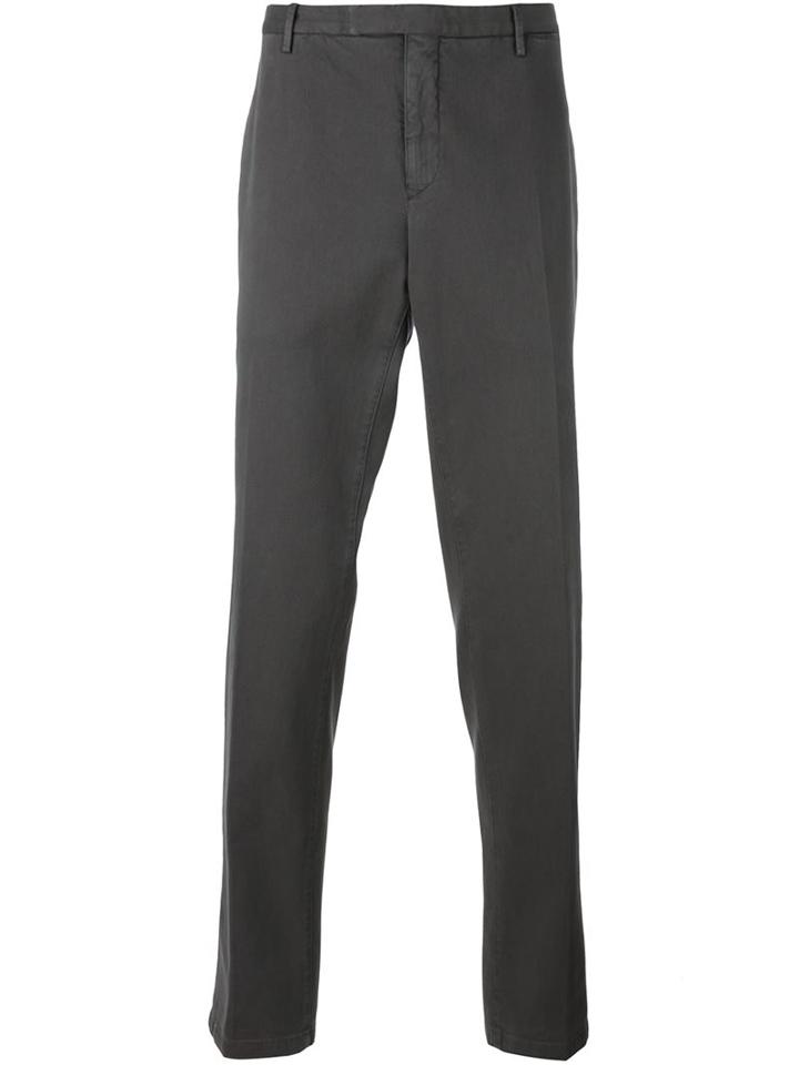 Boglioli Regular Trousers, Men's, Size: 54, Grey, Cotton/spandex/elastane