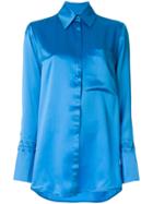 Victoria Victoria Beckham Chest Pocket Shirt - Blue