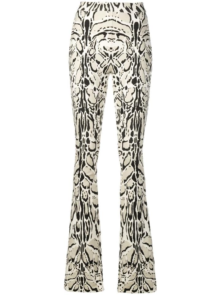 Roberto Cavalli Flared Leggings - Neutrals