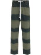 Liam Hodges Hamburglar Wide Leg Jeans - Green