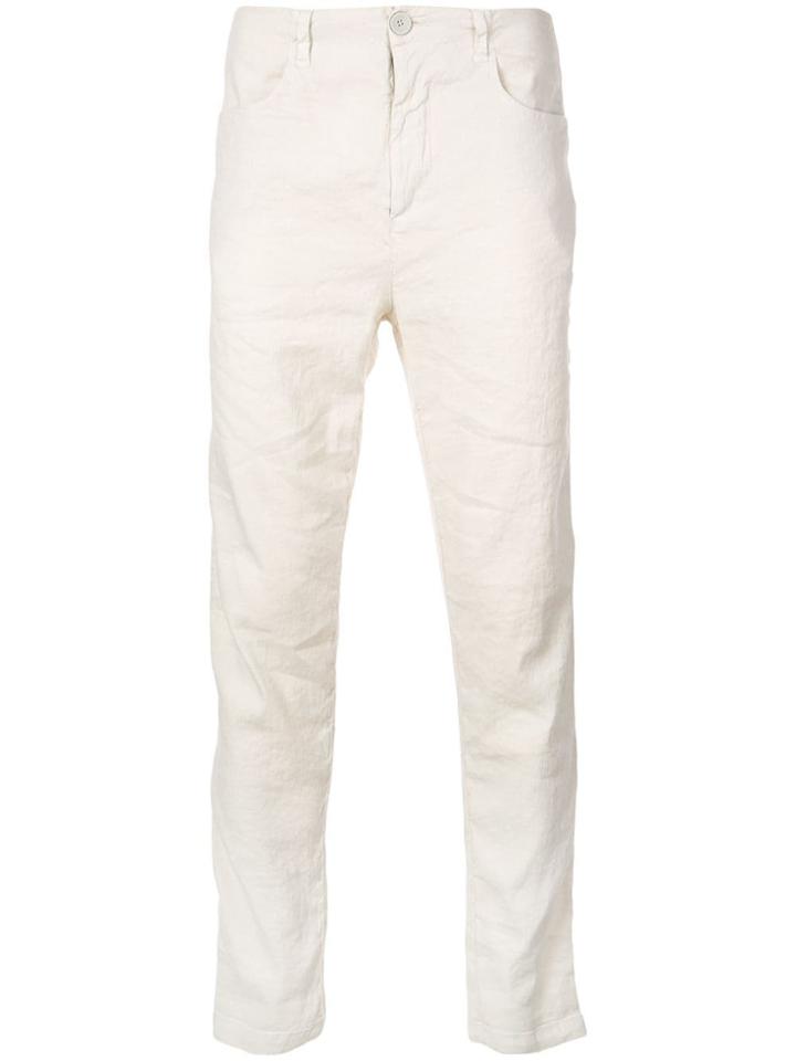 Transit Slim-fit Trousers - White