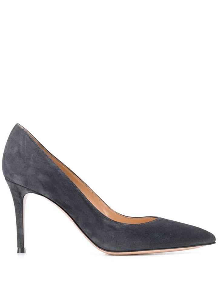Gianvito Rossi Heeled Suede Pumps - Blue