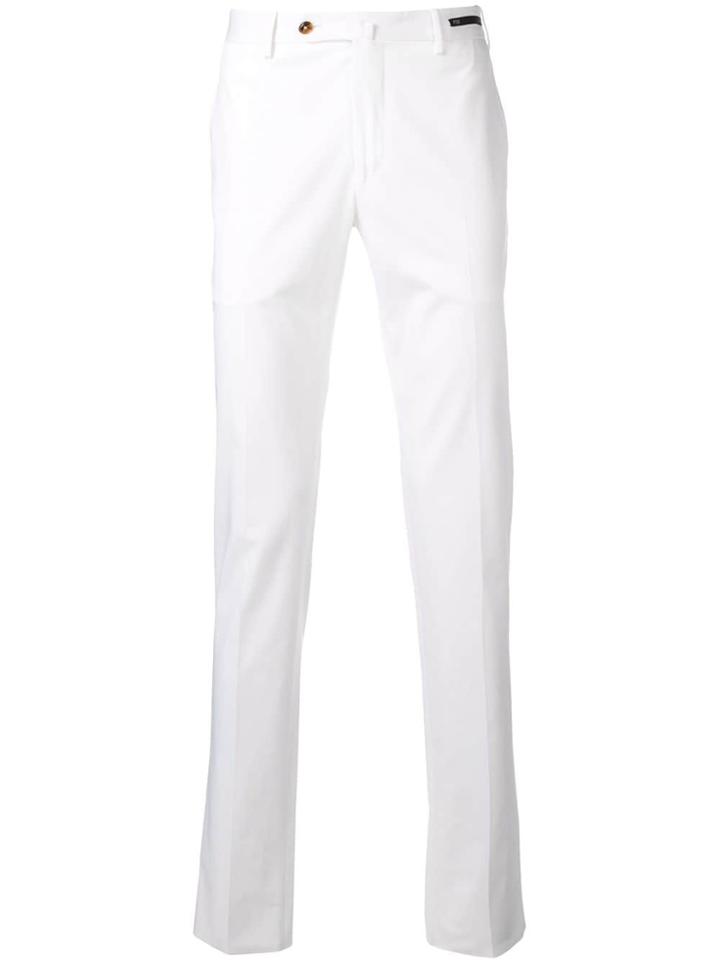 Pt01 Slim Chinos - White