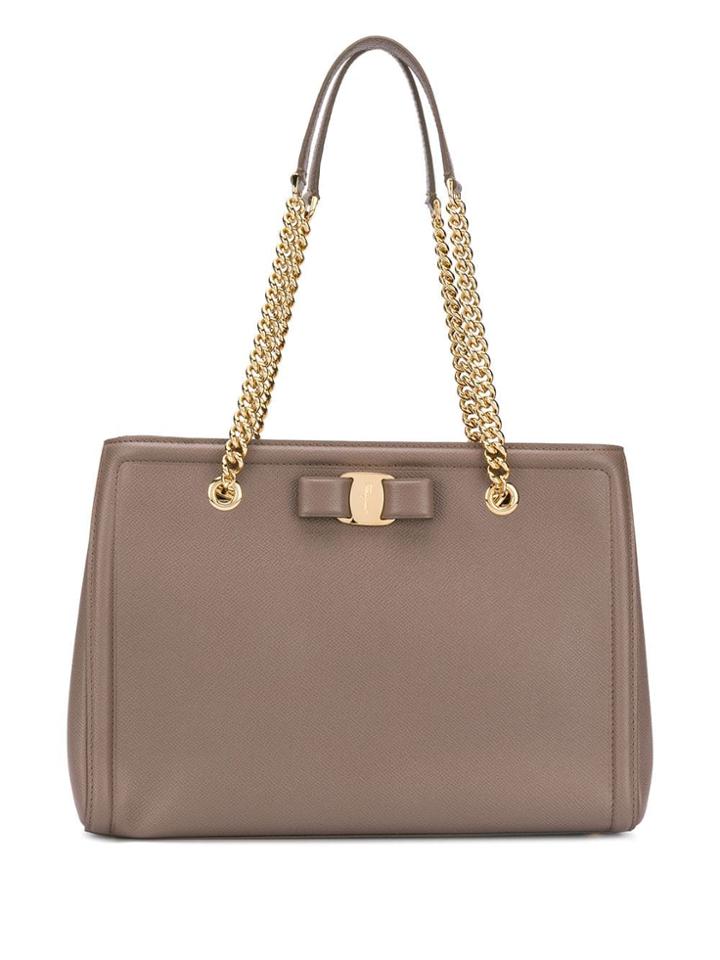 Salvatore Ferragamo Caraway Tote - Brown
